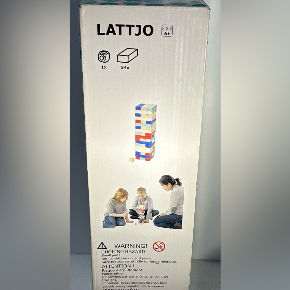 IKEA LATTJO Stacking block game Educational Toy